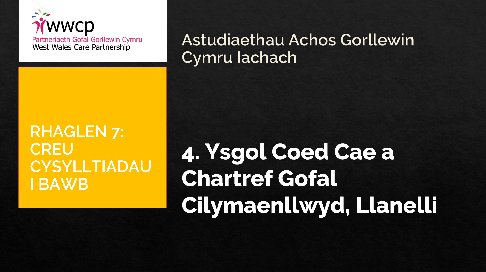 4 Ysgol Coed Cae